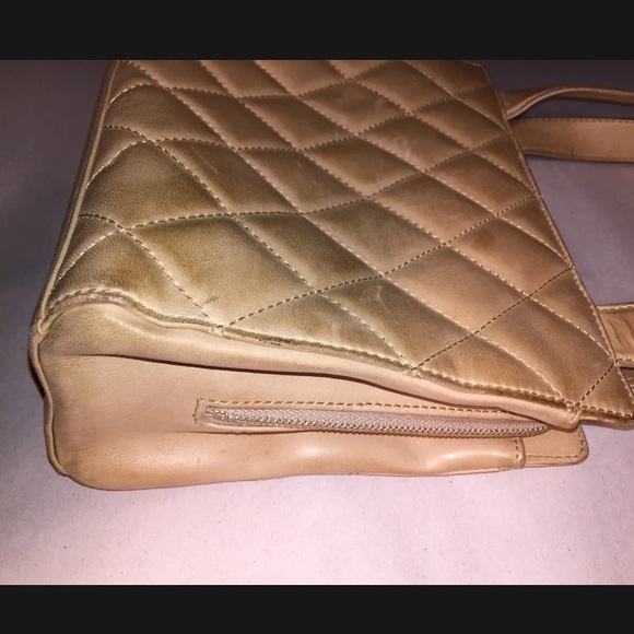 authentic CHANEL vintage Zip Top 3 Section SATCHEL - Picture 12 of 13